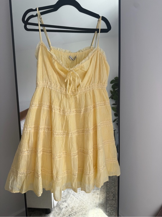 Abercrombie & Fitch Dresses & Skirts - Abercrombie & Fitch Yellow Spaghetti-Strap Mini Dress
